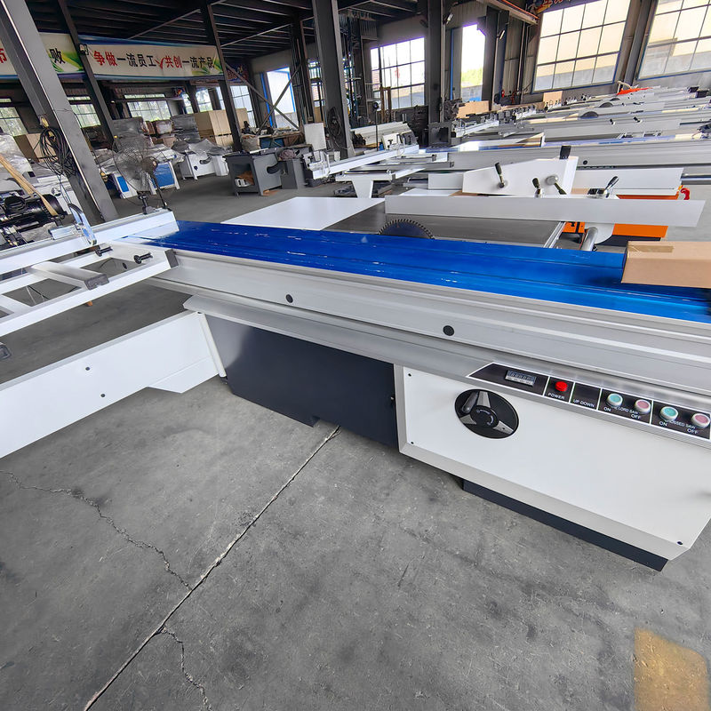 MJ6132 45/90 graus Máquina automática de serra de painel de mesa deslizante CNC para fabricação de armários