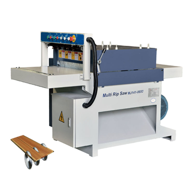MJ141-0650 Automatização horizontal de corte de madeira Multi Rip Trimming Saw Machine para serrador
