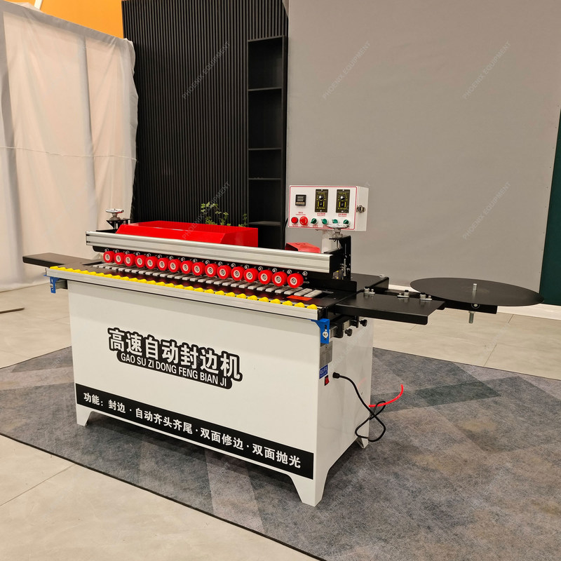 PD02 Máquina portátil de bandagem automática de borda para melamina PVC Mini Woodworking
