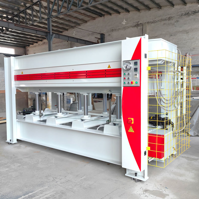 Máquina de prensagem a quente de MDF de 2 camadas de carpete de madeira de melamina com tamanho de placa de 3000*1300*42mm