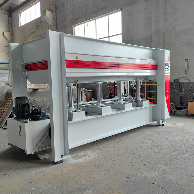 PH120 Máquina de prensagem a quente hidráulica automática de 2 camadas para a fabricação de portas 120 T pressão total