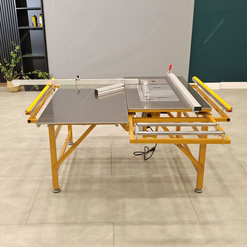 Segadeira de painel vertical dobrável pequeno PDMJ16 de corte de madeira com lâmina de serra principal de 3kw