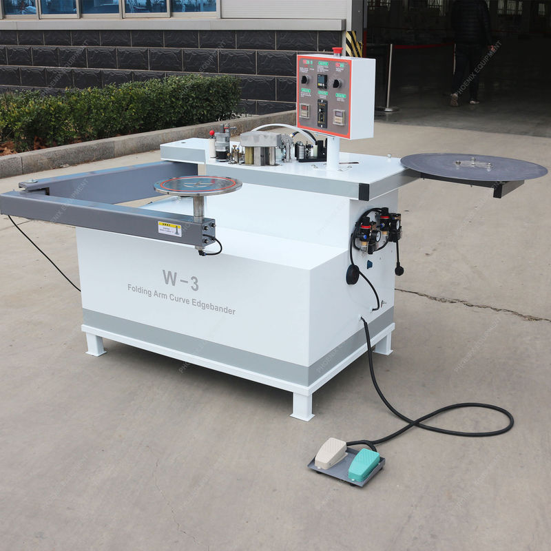 10.8m/min Velocidade de alimentação do painel W3 Máquina automática de bandagem mini-borda para trabalhos de madeira