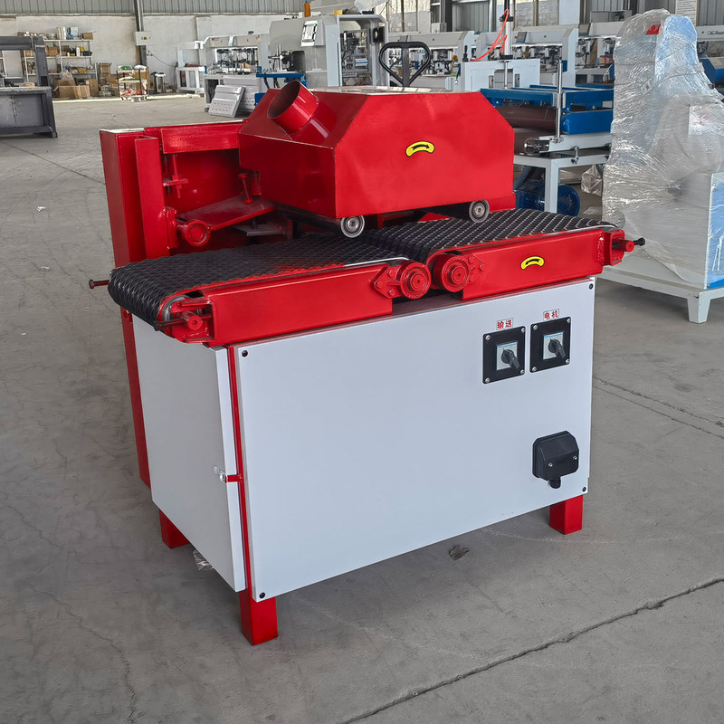 Máquina de trabalhos de madeira PDPJ300 Tronco redondo Tronco quadrado Tronco quadrado Multi Rip Saw com estilo horizontal