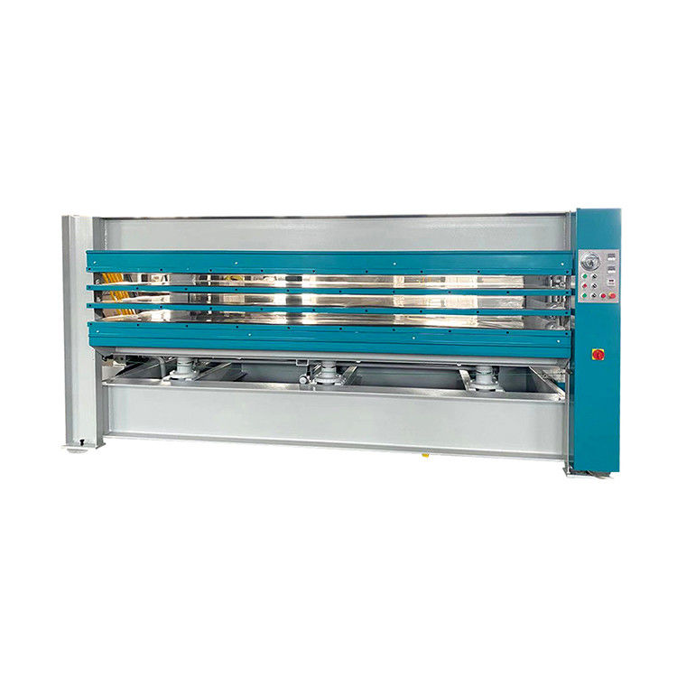 Lojas de materiais de construção MDF Melamina Máquina de fabricação de pele de porta Máquina de prensagem a quente hidráulica