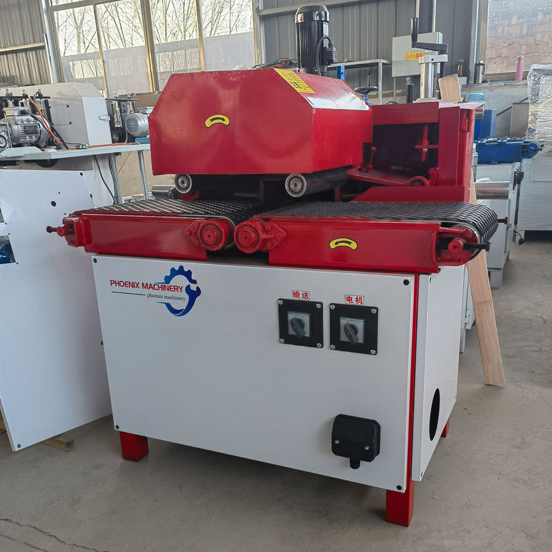 Velocidade de alimentação 0-8m/min Máquina de serragem de rasgadura de lâmina azul multi para cortes rápidos e precisos