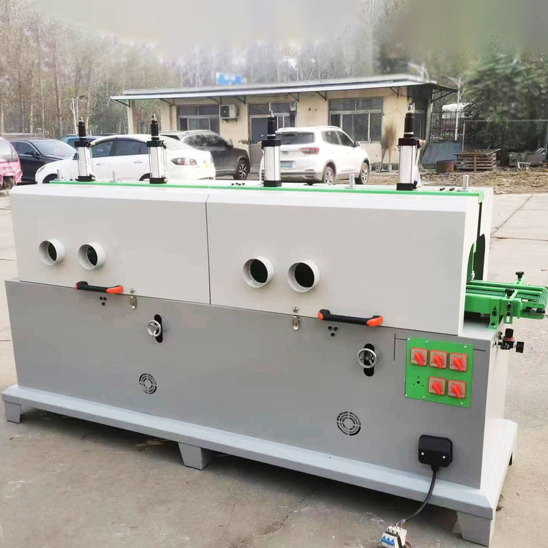 Máquina de lixagem de quatro lados para polir placas de lixamento plano acabamento de 8 eixos 650 KG