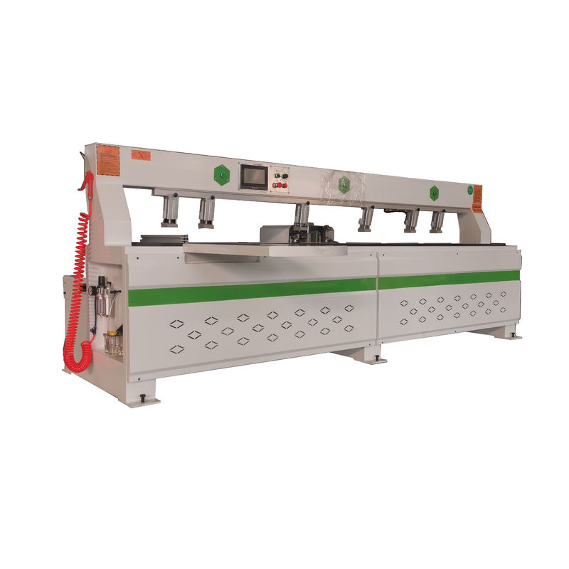 Máquina de perfuração de buracos laterais CNC de dupla espinha horizontal de 900 kg para trabalhos de madeira
