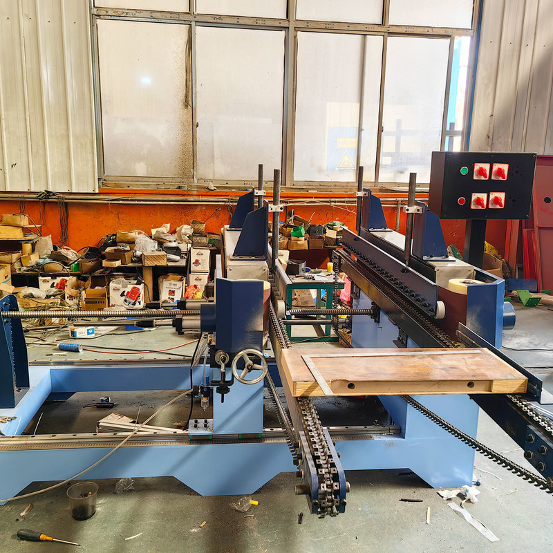 Máquina de lixar portas de vidro de vidro de madeira de dois lados CNC ajustável