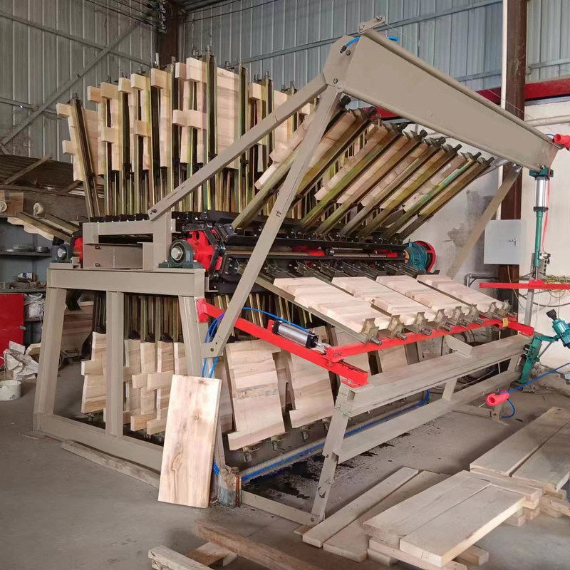 MY2500B-14 Big Board 14 filas Compositor de pressão pneumática Porta de madeira Press Clamp Carrier