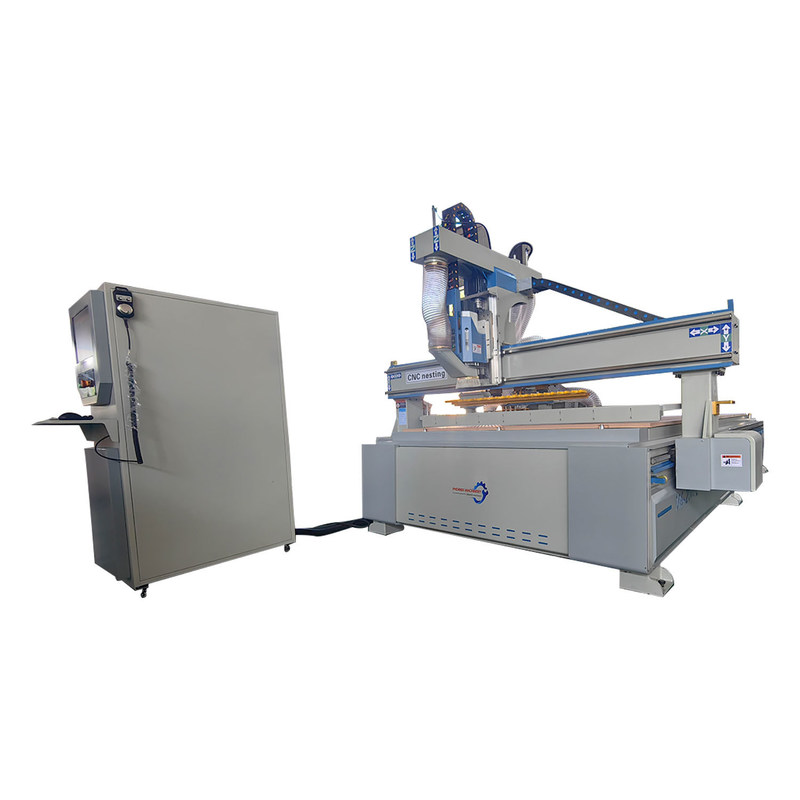 Máquina de corte de madeira totalmente automática Máquina de escultura de painéis de móveis PK2040 ATC