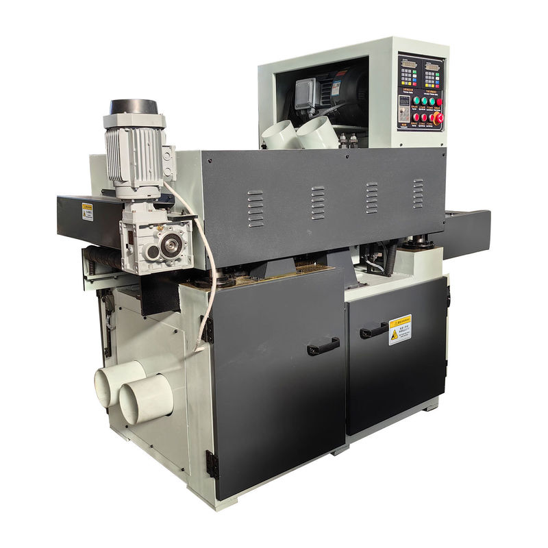 MB400-2 velocidade Máquina de planeamento de placas de madeira maciça espiral de dois lados com 5.5kw * 2 Potência