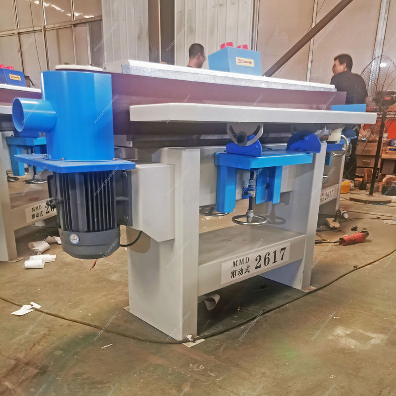 Máquina de lixação por oscilação de cintura vertical para portas de armários de madeira