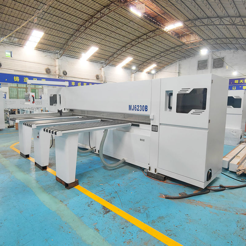 3800 KG MJ6230B Serra de vigas automática horizontal CNC para corte de placas de madeira