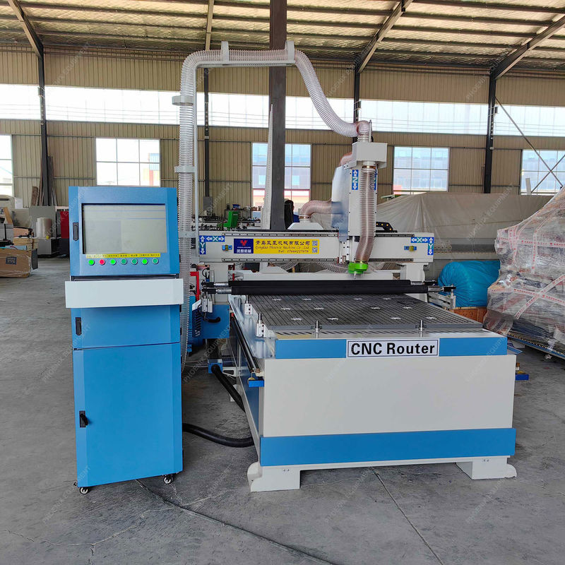1300mm Viagem 6kw Força do fuso 4D CNC Gravação em madeira Laser Trimmer de escultura 5 6 eixo