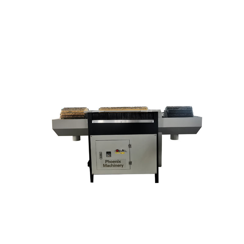 1.5kW Power Drum Brush Sander para lixação de placas de melamina na produção de móveis