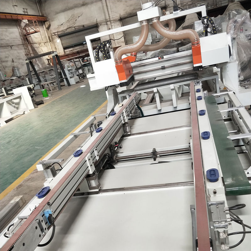 Velocidade MJ-27308 Processamento de madeira CNC Automática Porta de madeira Painel de madeira Quatro bordas laterais Serra de corte