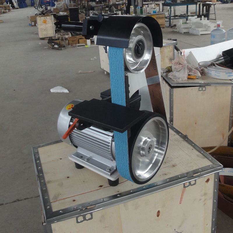 PMS1200 Industrial Belt Grinder Sander para faca Máquina de correia de arejar metal de velocidade variável