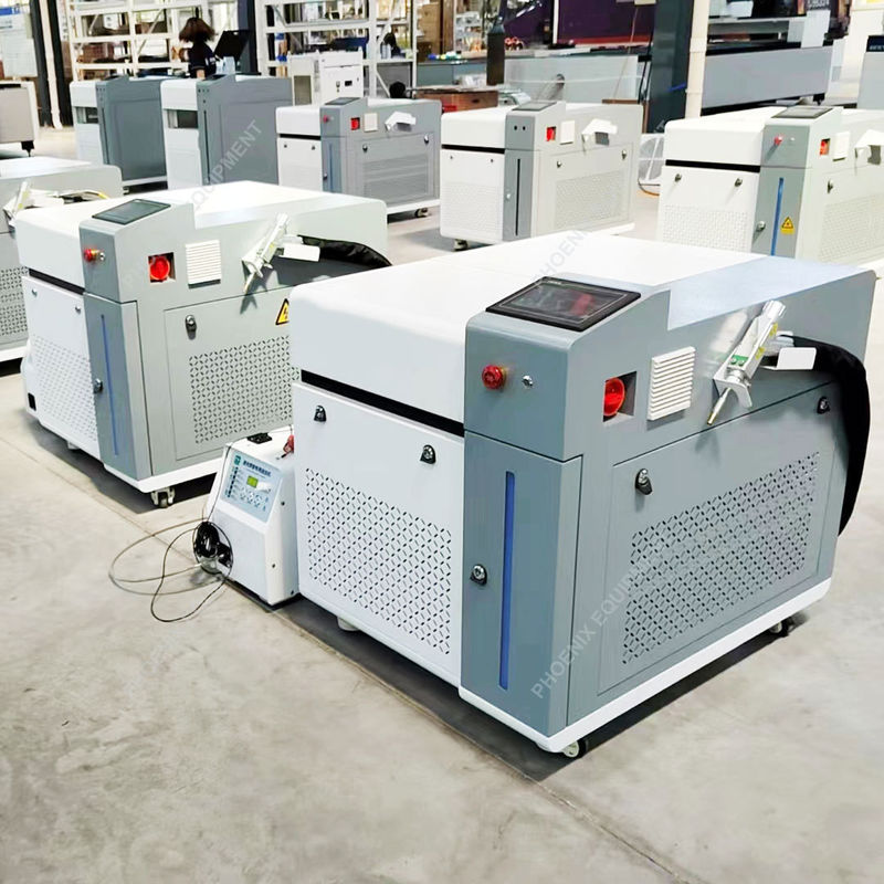 Soldadora portátil de fonte de laser de fibra para reparação portátil de metal de aço inoxidável